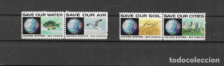 Briefmarken: ESTADO UNIDO N&ordm; 903 al 906(**)