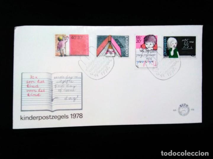 Stamps: M) 1978, NEDERLAND, STAMP CHILD CARE, WITH CANCELLATION, XF.