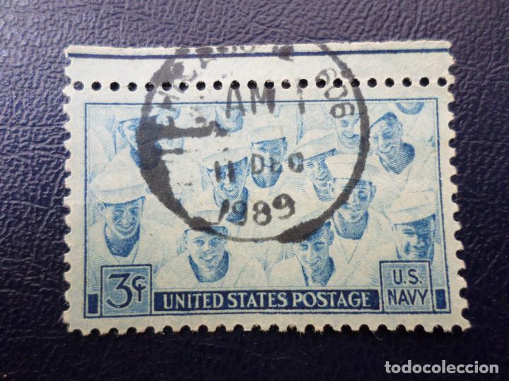 Sellos: -estados unidos, 1945, a la gloria de la marina de guerra, Yvert 487
