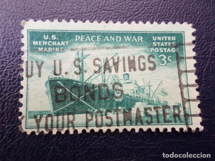 Sellos: -estados unidos, 1945, a la gloria de los guardacostas, Yvert 491