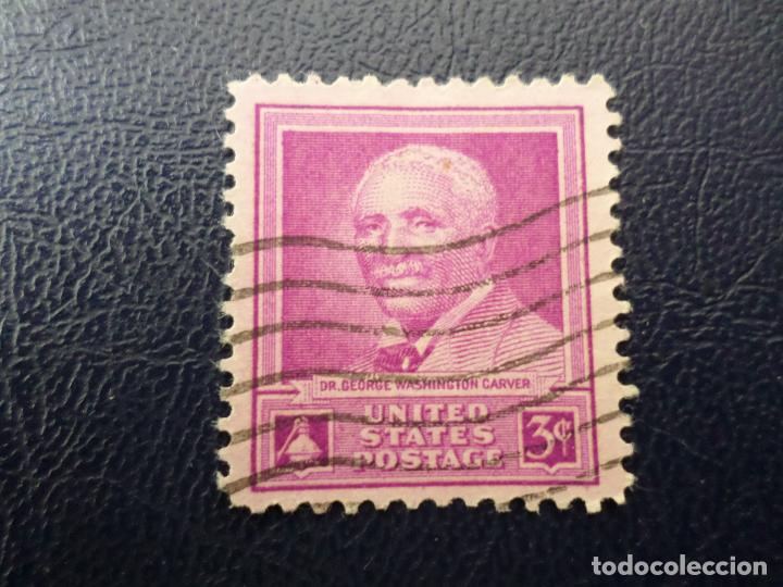 Sellos: -estados unidos, 1948, 5 aniversario muerte de g. washington carver, Yvert 504