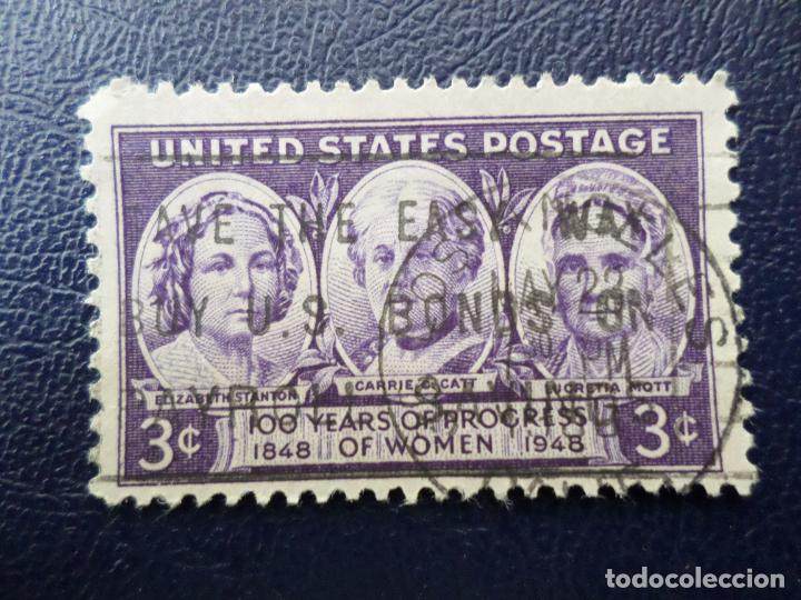 Stamps: -estados unidos, 1948, centenario movimiento de los derechos de las mujeres americanas, Yvert 510