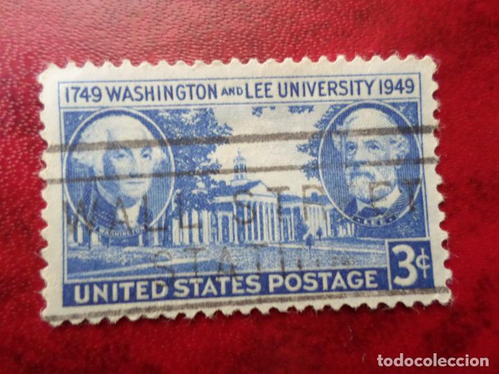 Sellos: -estados unidos, 1949, bicentenario de la universidad washington y lee, Yvert 533