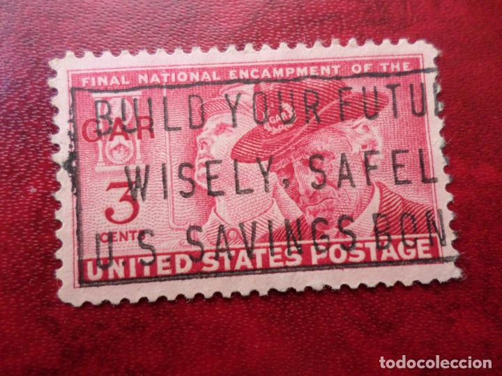 Sellos: -estados unidos, 1949, ultima reunion de veteranos de la union en indianapolis, Yvert 536