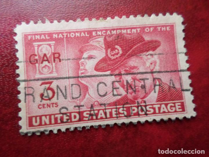 Sellos: -estados unidos, 1949, ultima reunion de veteranos de la union en indianapolis, Yvert 536