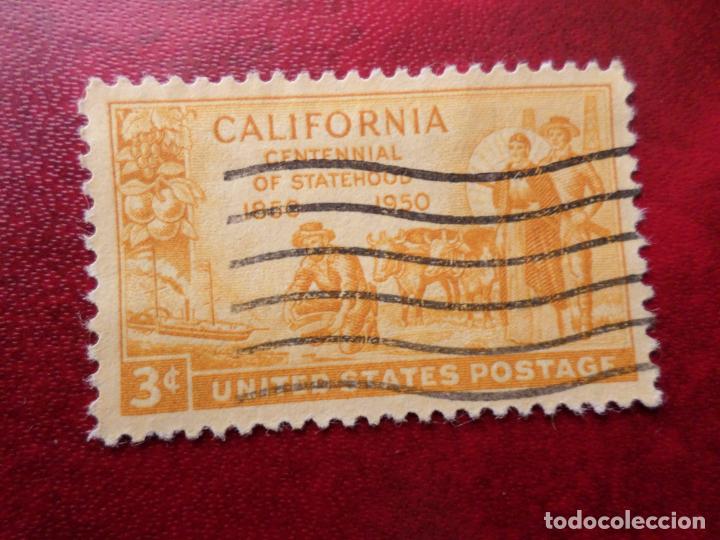 Sellos: -estados unidos, 1950, centenario del estado de california, Yvert 548
