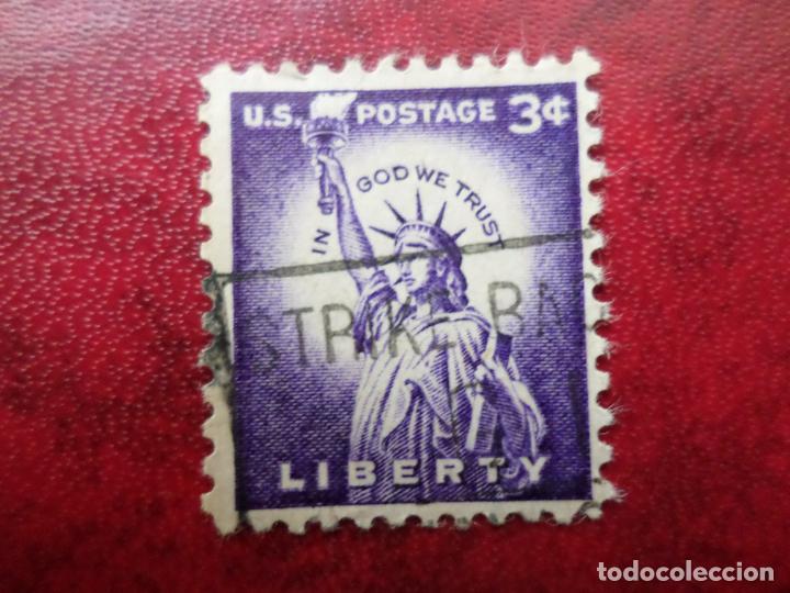 Sellos: -estados unidos, 1954, estatua de la libertad, Yvert 581
