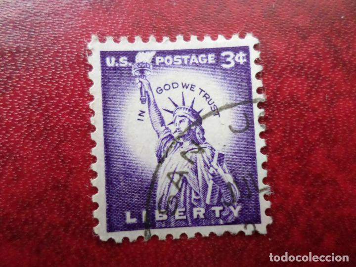 Sellos: -estados unidos, 1954, estatua de la libertad, Yvert 581