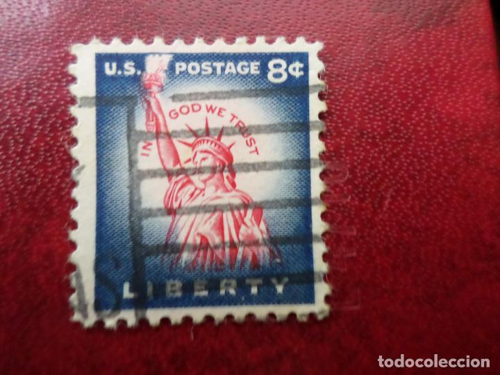 Sellos: -estados unidos, 1954, estatua de la libertad, Yvert 582