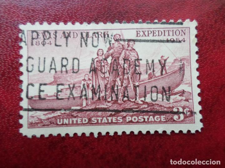 Sellos: -estados unidos, 1954, 150 aniv. expedicion de lewis y clark, Yvert 586