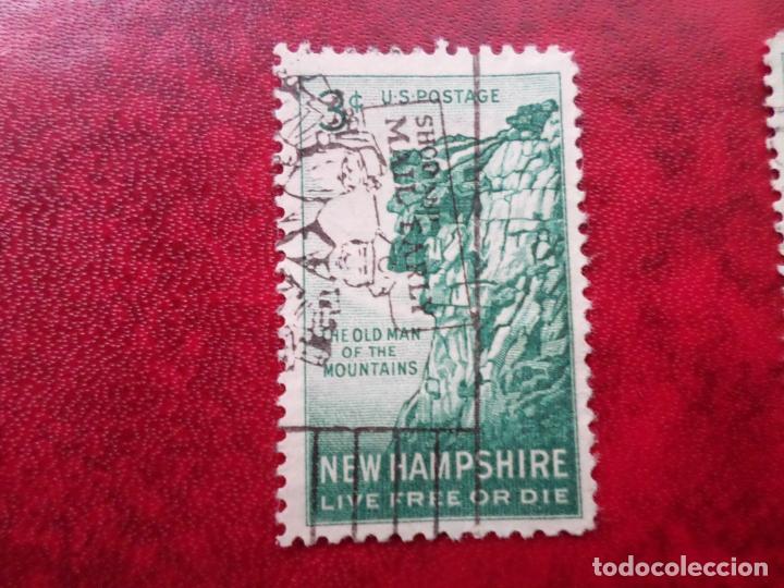 Sellos: -estados unidos, 1955, 150 aniversario descubrimiento de rocher, Yvert 595