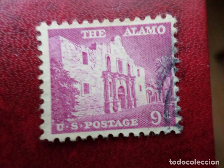 Timbres: -estados unidos, 1956, el alamo, texas, Yvert 614