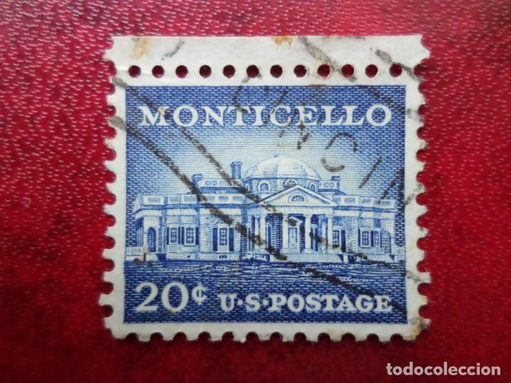 Timbres: -estados unidos, 1956, monticello, Yvert 616