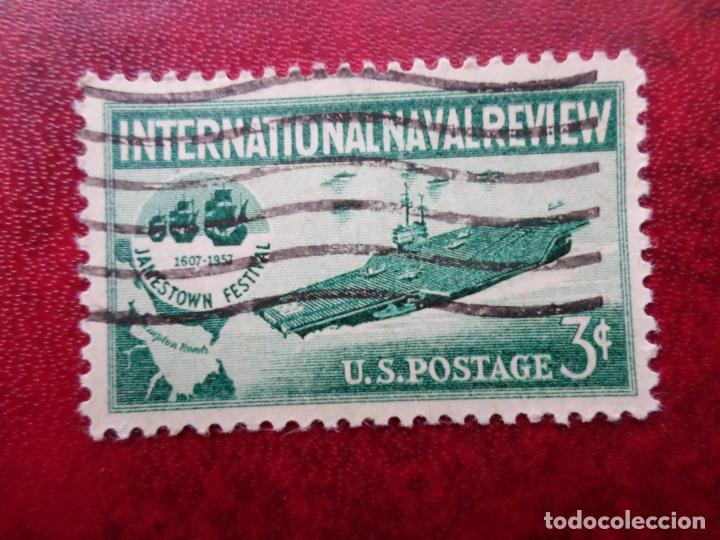 Timbres: -estados unidos, 1957, revision naval internacional, Yvert 628
