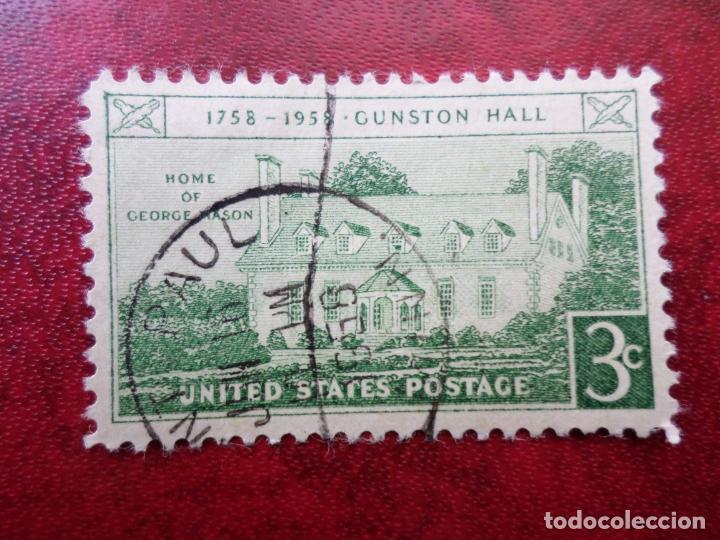 Timbres: -estados unidos, 1958, bicentenario de gunston hall, Yvert 644