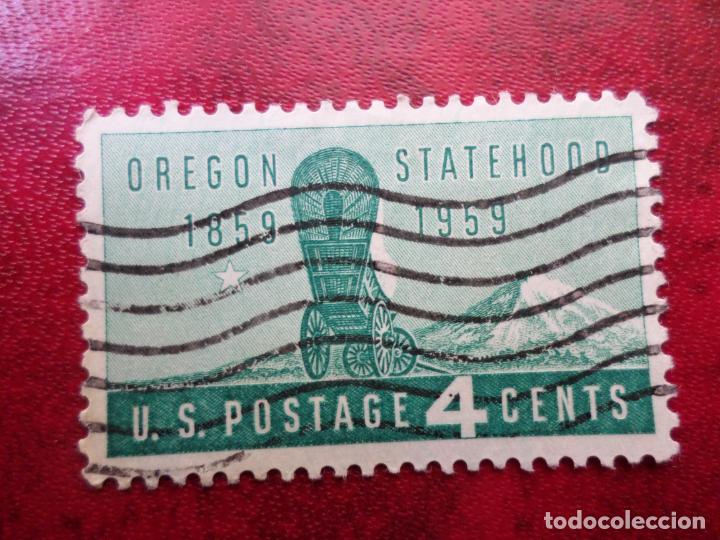Timbres: -estados unidos, 1959, centenario del estado de oregon, Yvert 660
