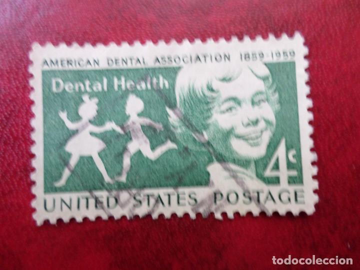 Francobolli: -estados unidos, 1959, centenario de la asociacion dental americana, Yvert 674