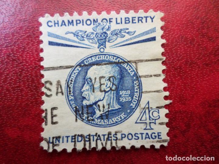 Francobolli: -estados unidos, 1960, thomas g. masaryk, campeon de la libertad, Yvert 681