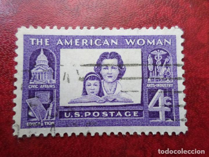 Francobolli: -estados unidos, 1960, homenaje a la mujer americana, Yvert 686