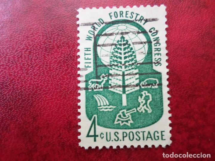 Francobolli: -estados unidos, 1960, congreso forestal mundial, Yvert 691