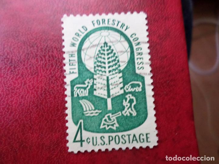 Selos: -estados unidos, 1960, congreso forestal mundial, Yvert 691