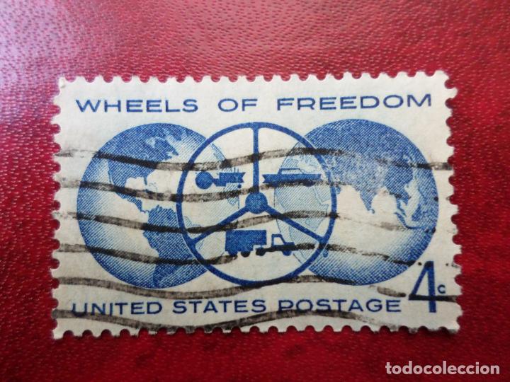 Selos: -estados unidos, 1960, exposicion nacional del automovil en detroit, Yvert 699