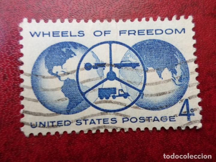 Selos: -estados unidos, 1960, exposicion nacional del automovil en detroit, Yvert 699