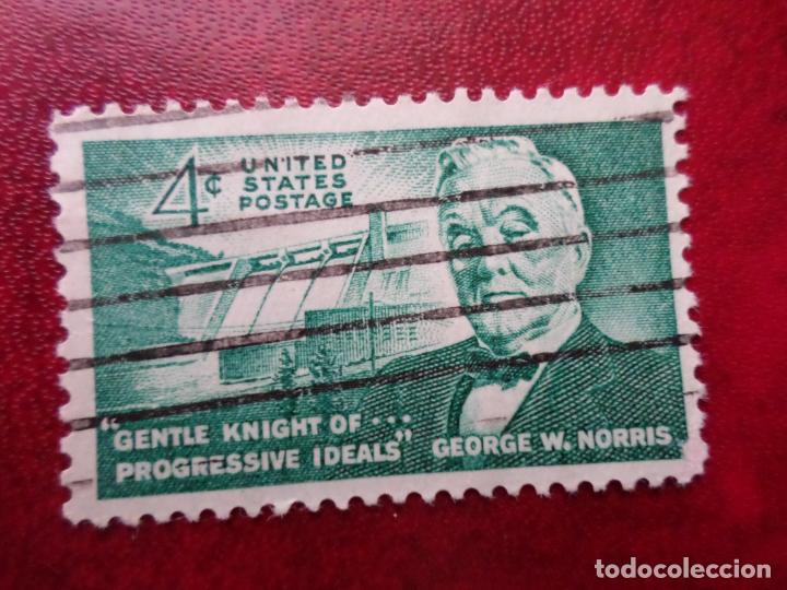 Selos: -estados unidos, 1961, centenario nacimiento de george w. norris, Yvert 715