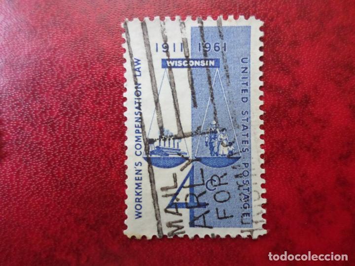 Selos: -estados unidos, 1961, 50 aniv. ley de compensacion en el trabajo, Yvert 717
