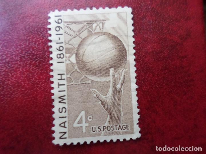 Selos: -estados unidos, 1961, centenario nacimiento de j.a.naismith, Yvert 720