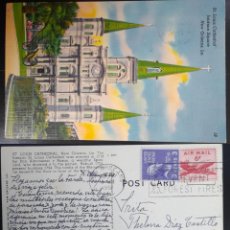 Sellos: SJ) 1951 UNITED STATES, CASTLE, WASHINGTON, POSTCARD, AIRMAIL, CIRCULATED COVER, FROM USA TO MEXICO. Lote 366659431