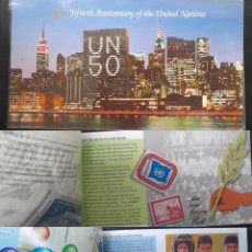 Sellos: SJ) 1945 UNITED NATIONS, 50TH ANNIVERSARY, BOOKLET, START. Lote 366661456