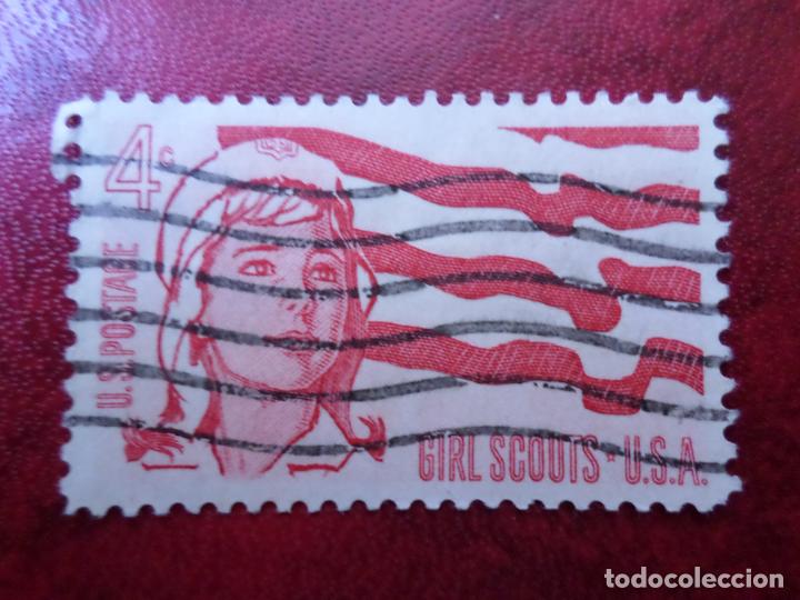 Briefmarken: -estados unidos, 1962, 50 aniversario de las scouts americanas, Yvert 733