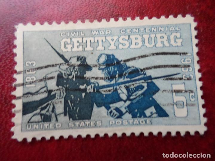 Briefmarken: -estados unidos, 1963, centenario de la guerra civil, Yvert 747