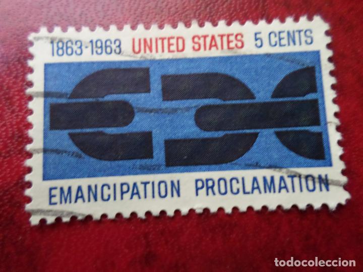 Briefmarken: -estados unidos, 1963, centenario abolici&oacute;n de la esclavitud, Yvert 748