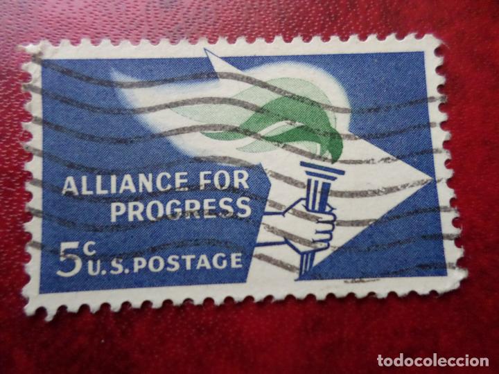 Francobolli: -estados unidos, 1963, 2 aniversario alianza para el progreso, Yvert 749