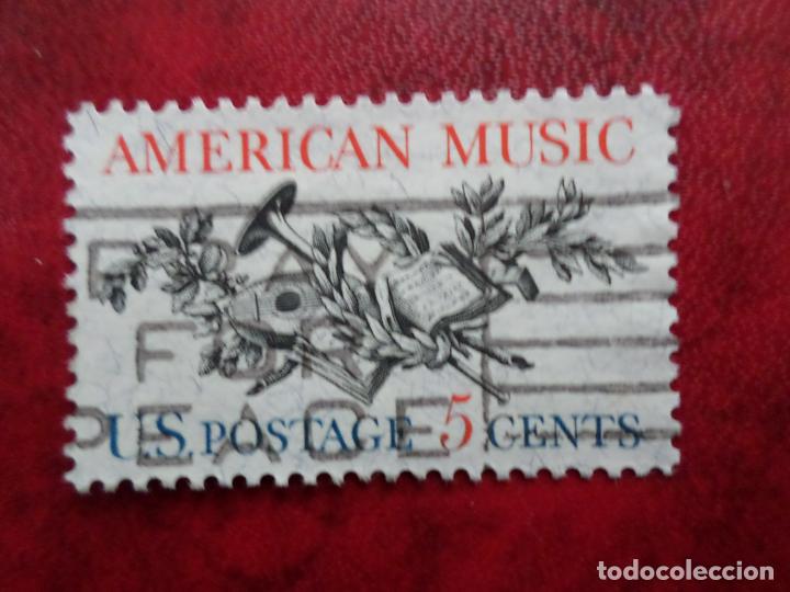 Sellos: -estados unidos, 1964, musica americana, Yvert 768