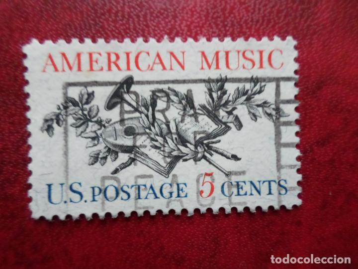 Sellos: -estados unidos, 1964, musica americana, Yvert 768
