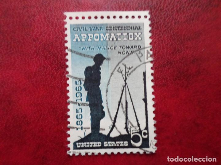 Sellos: -estados unidos, 1965, centenario de la guerra civil, Yvert 780