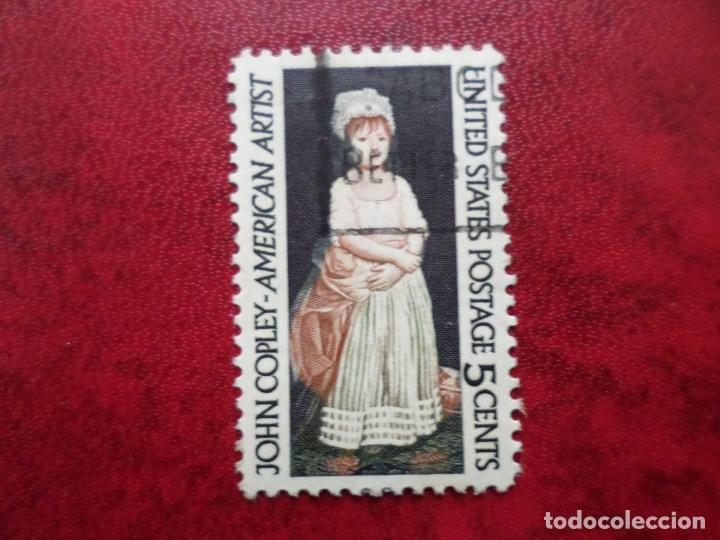 Sellos: -estados unidos, 1965, obra de john singleton copley, Yvert 790