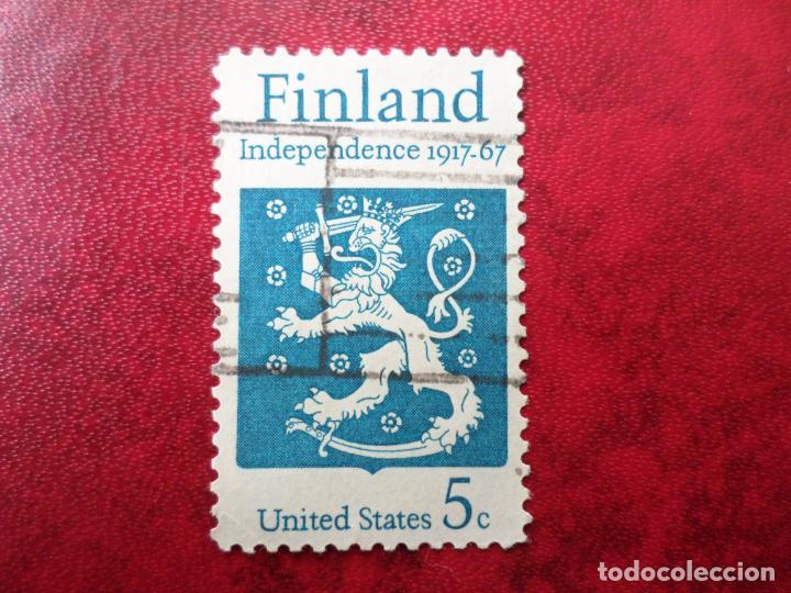 Stamps: -estados unidos, 1967, 50 aniversario independencia de flilandia, Yvert 836
