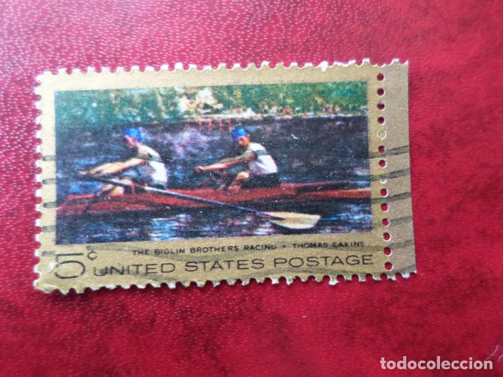 Stamps: -estados unidos, 1967, homenaje al pintor thomas eakins, Yvert 838