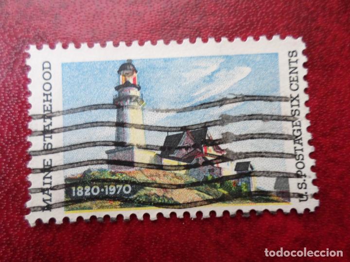 Stamps: -estados unidos, 1970, 150 aniversario del estado de maine, Yvert 894