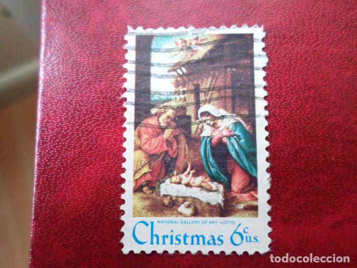 Stamps: -estados unidos, 1970, navidad, Yvert 911