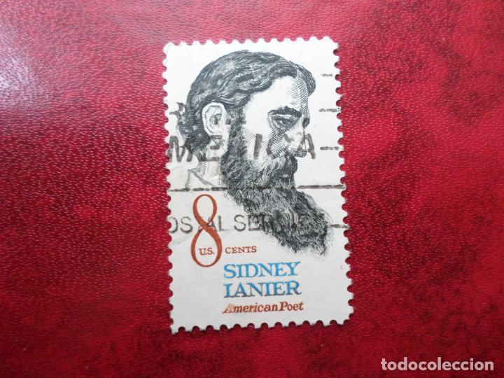 Stamps: -estados unidos, 1972, sidney lanier, Yvert 944