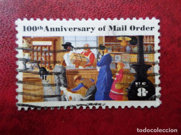 Stamps: -estados unidos, 1972, centenario de los pedidos por correspondencia, Yvert 967