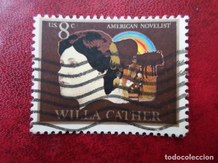 Stamps: -estados unidos, 1973, willa sibert cather, artista americana, Yvert 1004