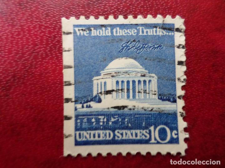 Stamps: -estados unidos, 1973, memorial de jefferson, Yvert 1008B