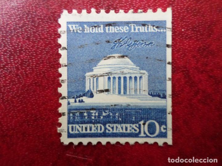 Stamps: -estados unidos, 1973, memorial de jefferson, Yvert 1008B