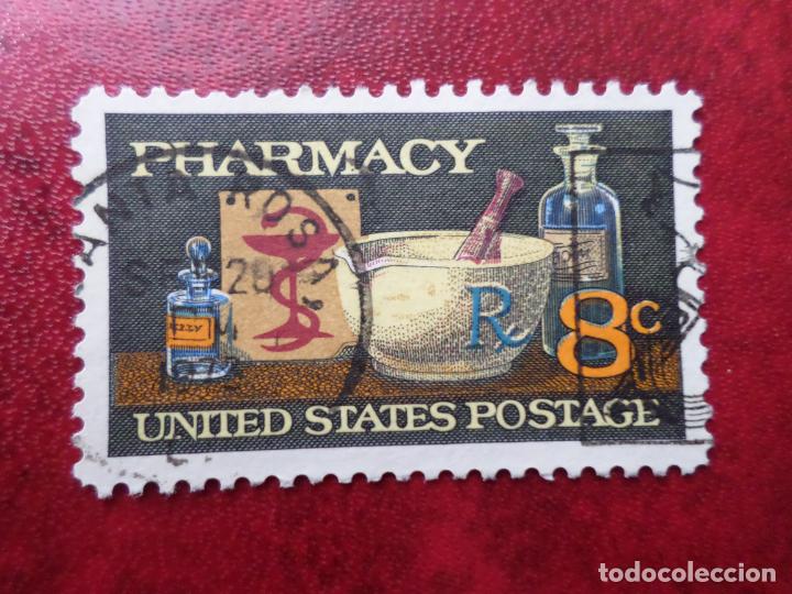 Stamps: -estados unidos, 1972, 120 aniversario de la asociacion farmaceutica, Yvert 971